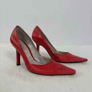 BCBGirl Red/Pink Pointy Toe Stilettos - Size 7